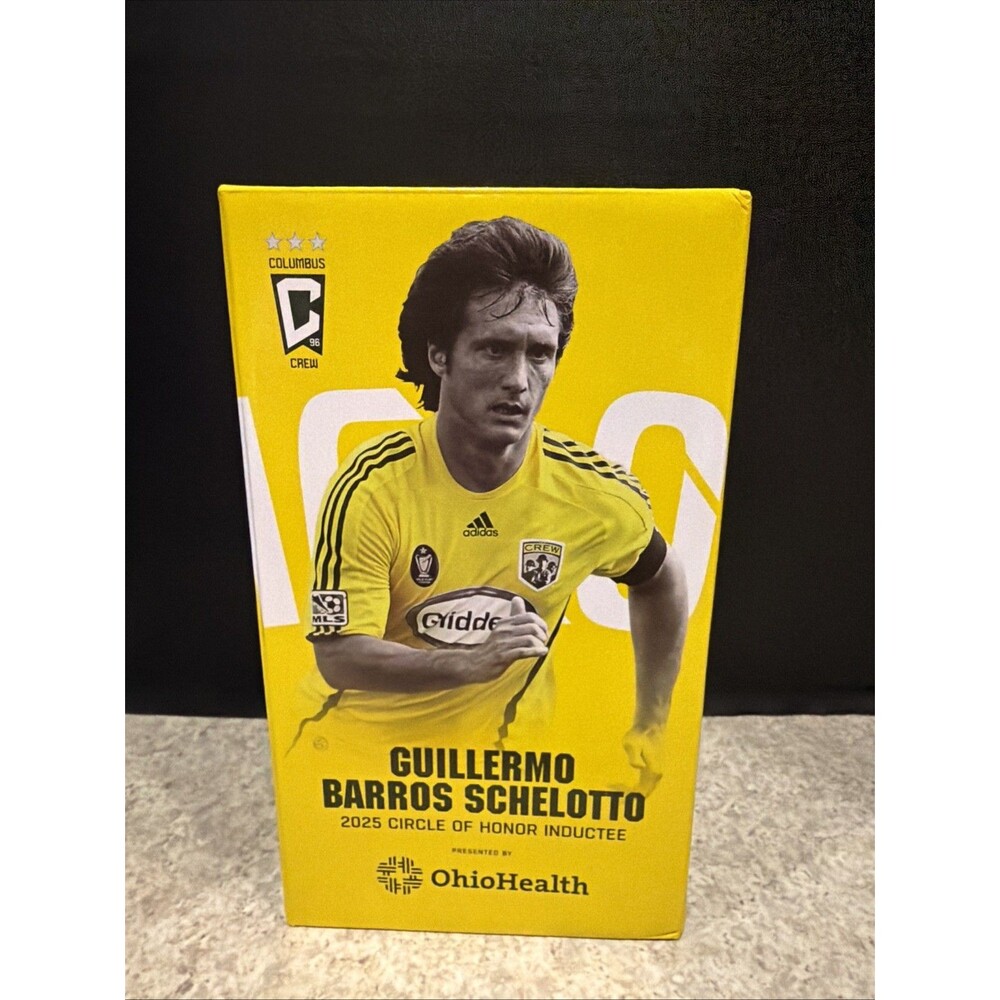 Columbus Crew Guillermo Barros Schelotto Circle of Honor Bobblehead New MLS